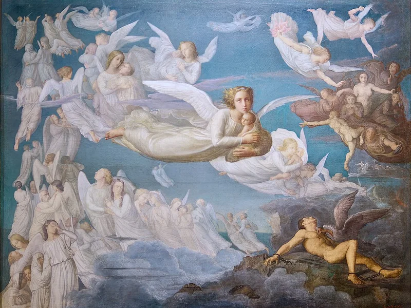 1814-Louis Janmot - Il passaggio delle anime